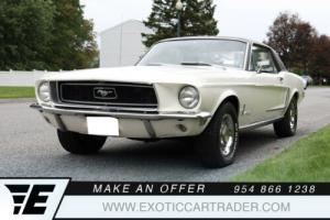 1968 Ford Mustang 289ci Coupe Original Numbers Matching Photo