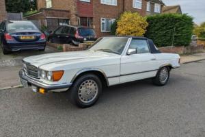 STUNNING Classic 1978 Mercedes Benz SL450 R107 Auto Roadster White Convertible Photo