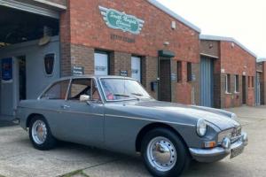 1966 MGB GT , Grampian Grey, Red leather, overdrive Photo