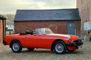 1981 MGB Roadster. 5 Speed Gearbox. Hard / Soft Tops. Weber 45 DCOE Carburettor. Photo