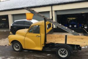 Morris Minor 1000 Cab pick up,1972, runs and drives well. Great for advertising!