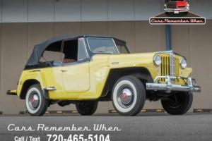 1950 Willys Jeepster Fully Restored | I6 Engine | Overdrive Photo