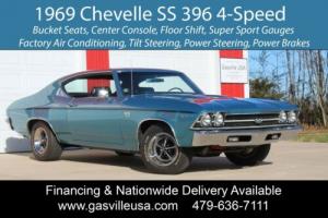 1969 Chevrolet Chevelle SS 396 4-Spd, SS Gauges, AC, PS, PB, Tilt, Console