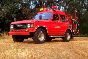 1985 Toyota Land Cruiser Fire Truck Photo