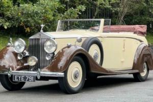 1938 Rolls-Royce 25/30 Park Ward Four Door Allweather Cabriolet