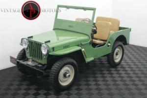 1946 Willys Jeep CJ2A 12 VOLT WITH RARE CAPSTAN WINCH! Photo