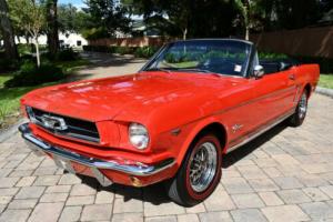 1965 Ford Mustang Convertible Rare Unicorn 14,236 Actual Miles 4 Speed Rally Pac