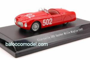 Model Car Scale 1:43 Starline Cisitalia 202 N.19 3/4in 1947 diecast Model