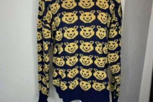Vintage UC Berkeley Cal Bears All Over Print Sweater Size XL Photo