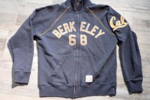 UC Berkeley Cal Berkeley zip up vintage looking sweater size medium Photo
