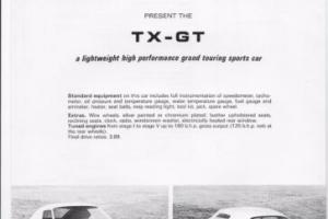 1968 Technical Exponents-Fairthorpe TX-GT leaflet