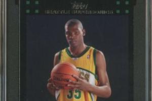 2007-08 Topps #112 Kevin Durant Seattle Supersonics RC Rookie SGC 8.5 NM-MT+