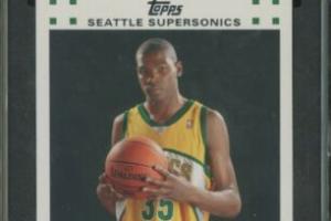 2007-08 Topps #2 Kevin Durant Seattle Supersonics RC Rookie SGC 8 NM-MT
