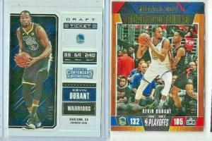Kevin Durant /99 2019-20 Panini Contenders + Hoops /2019*....2 LOT Photo