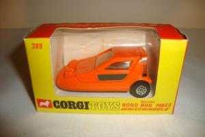 CORGI 389 RELIANT BOND BUG 700ES 'WHIZZWHEELS' - EXCELLENT in original BOX for Sale