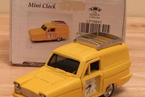 Reliant Robin Yellow Like Delboys (Only Fools And Horses)  ' Mini Clock ' Boxed for Sale