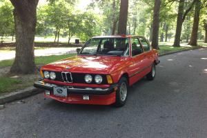 1982 BMW 320iS e21 HENNA RED w/ BLACK RECARO CLOTH 49K ORIGINAL MILES SUPER RARE
