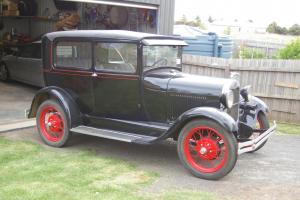  Model A Ford Tudor Older Restoration NO Rust Fomoco Good Driver NOT Hotrod 