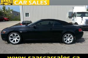 2004 BMW 645i Convertible -  Black on Red - Sport Package - SMG Transmission