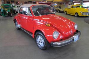 1979 VW Beetle Convertible 16,224 Actual Miles 1.6L Fuel Injected Photo