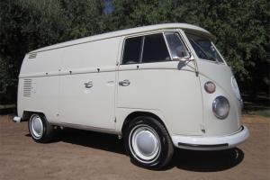 1965 VW Volkswagen Restored Split Window Panel Bus CA Black Plate Original
