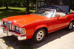 1973 cougar convertible  351 -4v engine  rare   1of 40 built  with marti report