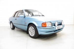  Ford Escort XR3i Cabriolet Special Edition, Two Owners, 36,388 Miles, History 