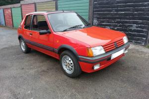  CLASSIC ORIGINAL 1989 PEUGEOT 205 GTI RED low mileage 61000 NOT RS TURBO 