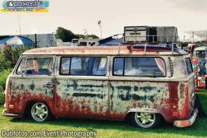  VW T2 Early Bay Tin top Camper Bus not T25 T4 T5  Photo