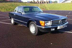  1985 MERCEDES 280 SL AUTO BLUE IMMACULATE THROUGHOUT LOW MILES GUARANTEED  Photo