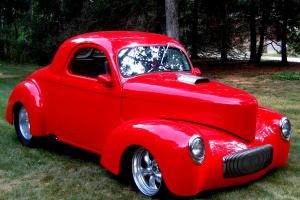 1941 Coupe,Red/Tan,Awesome Build,502BB,Turbo 400,Disc,Non Pro-Street,9"Rear,Mint