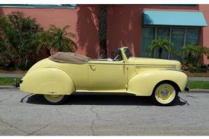 1940 HUDSON DELUXE SIX P40 CONVERTIBLE RARE CLASSIC MUST SEE Photo