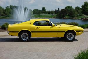 1969 Shelby GT 500, 428 Super Cobra Jet, Drag Pack, Special Order Grabber Yellow Photo