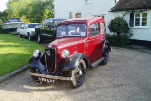  11/03/1937 AUSTIN RUBY 7,TAX AND MOT EXEMPT, 76 YEARS OLD,ALL UP AND RUNNING  Photo