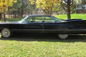  Cadillac Coupe Deville Fact Black ON Black AND White Electric Quarter Vents Nice 