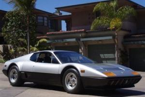 1981 FERRARI 512 BB CARBURATED SILVER BLACK RECENT MAJOR SERVICE COMPLETED Photo