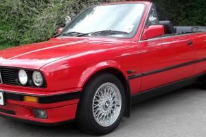  E30 320 Convertible - GENUINE 57,000 Miles - Electric Roof - Leather -WARRANTY  Photo