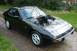  Porsche 924 S 2.5 Coupe, 1986 C in Black with Black Leather Carrera Sports Seats 