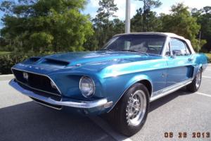 1968 Ford Mustang Shelby GT 500 KR 428 Cobra Jet 4 Speed Convertible 23000 miles Photo