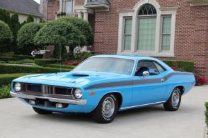 1972 Cuda 340 Solid Restored Gorgeous Show Car Broadcast Sheet Fender tag WOW Photo