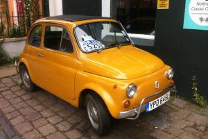  RELUCTANT SALE FIAT 500 BAMBINA -1972  Photo