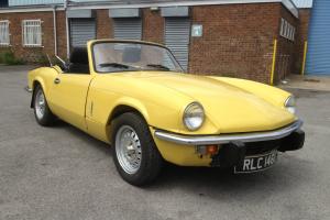  TRIUMPH SPITFIRE MK4 MIMOSA YELLOW TAXED AND TESTED JUST RESTORED 