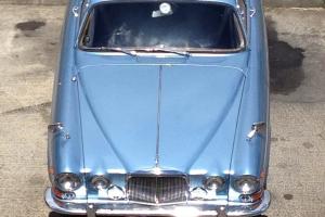  JAGUAR 420G 1968 METALLIC BLUE NAVY BLUE LEATHER COOMBES HISTORY READY TO DRIVE 