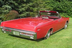 1967 Lincoln Continental Convertible Original Red Survivor Fantastic Shape! Photo
