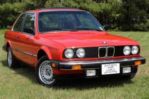 1984 BMW 325e Red ONLY 29K miles PRISTINE 2 Door Manual Trans