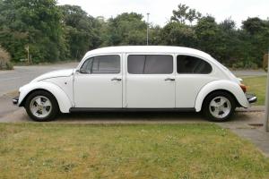  VW Classic Beetle 2003 Mexican Import-Stretched, White with leather interior Photo