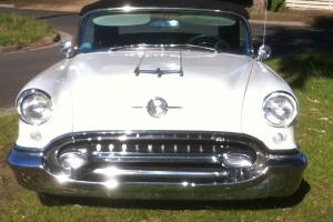  1955 Oldsmobile Convertible Holiday Coupe Rocket V8 NOT Chev Buick Ford Dodge  Photo