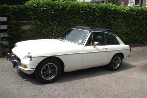  1978 MG B GT WHITE 