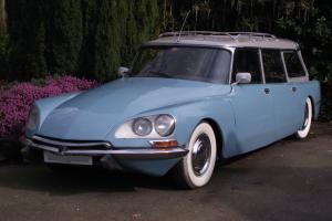  CITROEN DS SAFARI 1974 BLUE STATION WAGON 