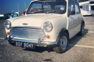  classic austin mini cooper replica just restored in old english white drive away  Photo